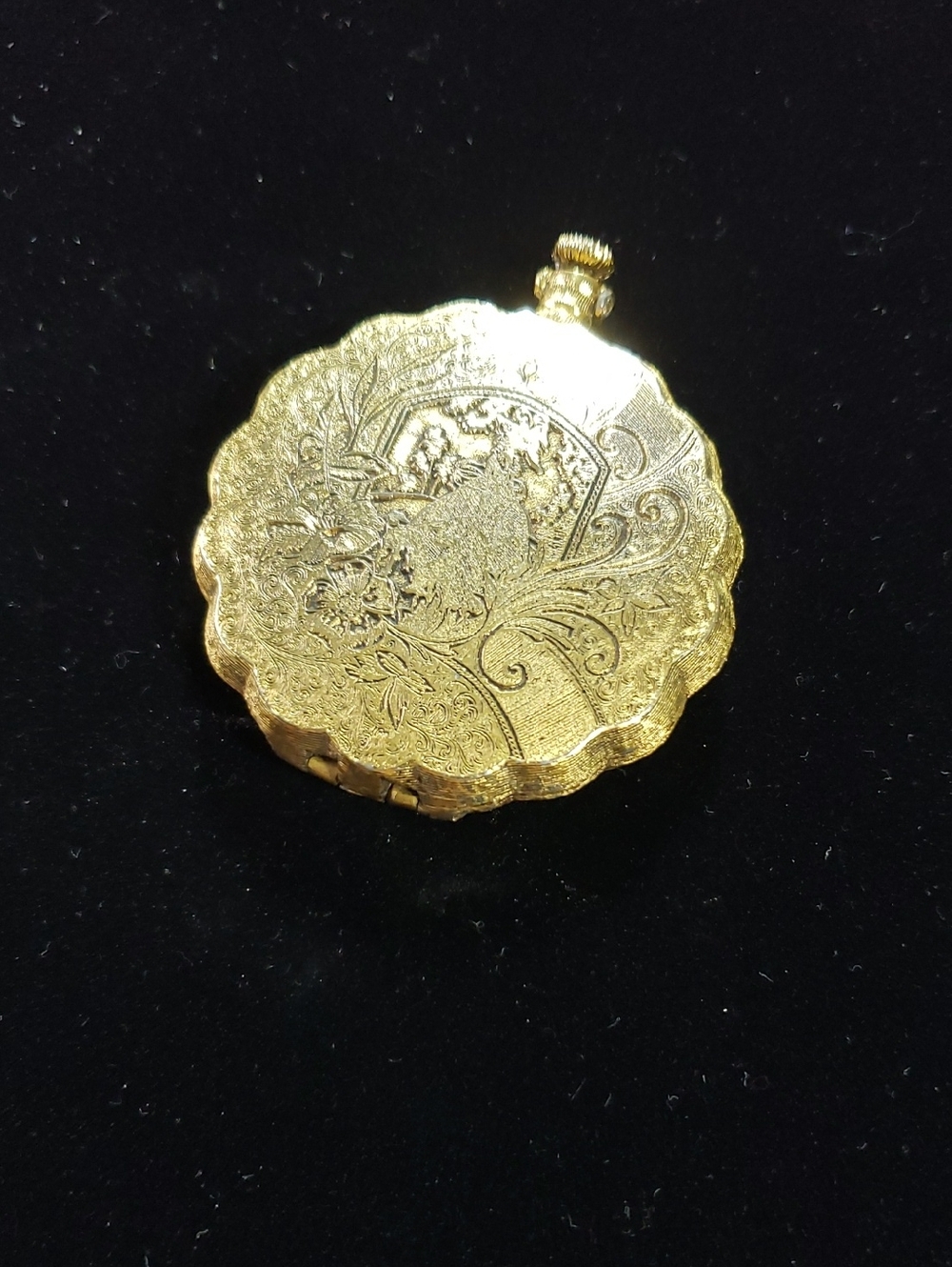 Max Factor Pocket Watch Style Powder Compact